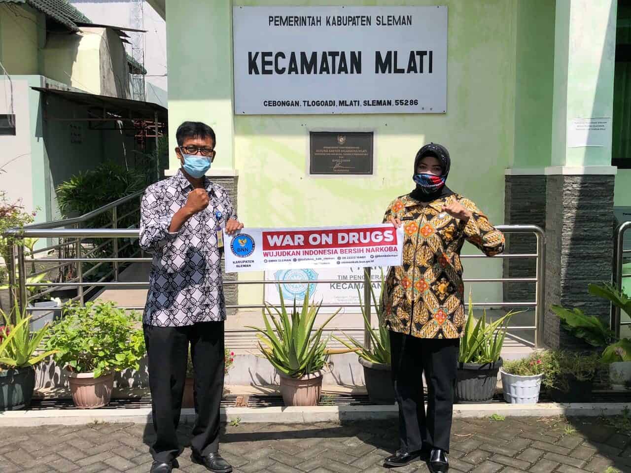 Kunjungan Kepala BNNK Sleman ke Kecamatan Mlati dan Kalurahan Tlogoadi