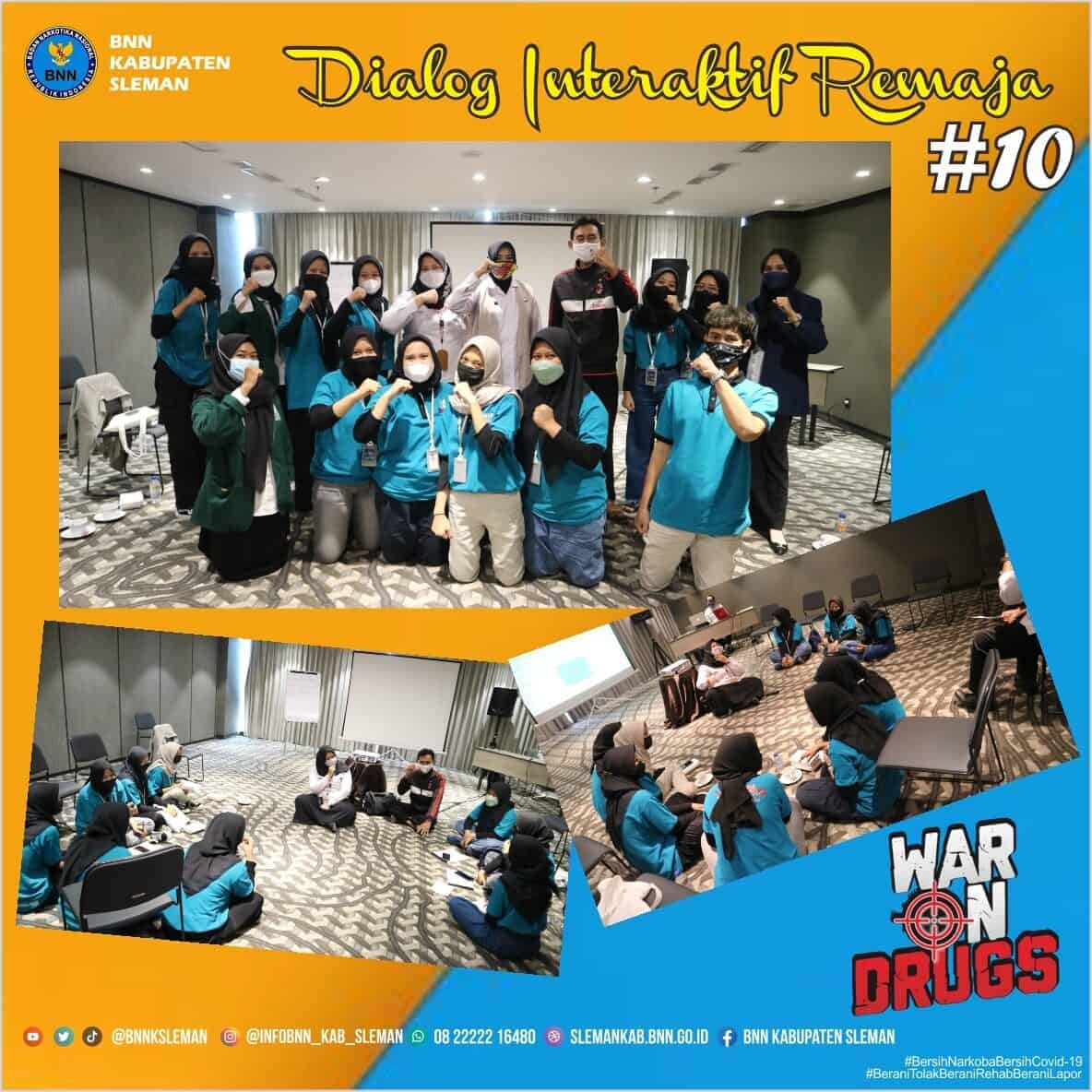 Dialog Interaktif Pembentukan Remaja Teman Sebaya Anti Narkotika Hari ke-10 Dialog Interaktif Pembentukan Remaja Teman Sebaya Anti Narkotika Hari ke-10