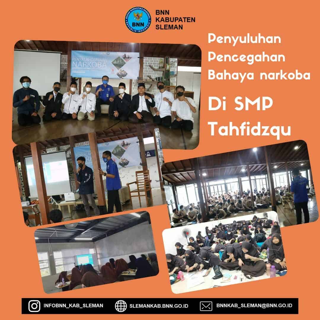 SMP Tahfidzqu Selenggarakan Sosialisasi P4GN SMP Tahfidzqu Selenggarakan Sosialisasi P4GN