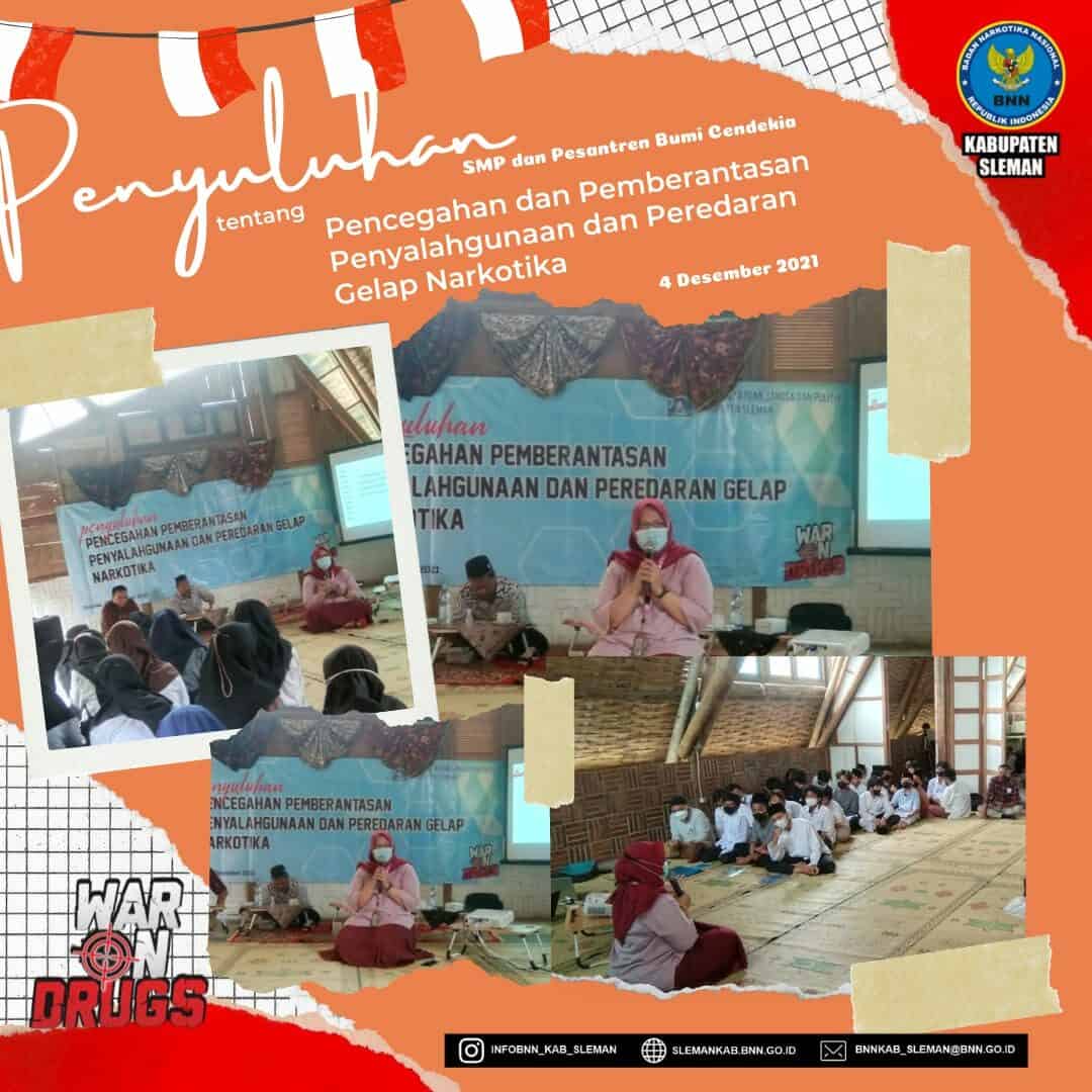 SMP dan Pesantren Bumi Cendikia Dukung Gerakan Anti Narkoba SMP dan Pesantren Bumi Cendikia Dukung Gerakan Anti Narkoba