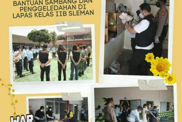 GELEDAH KAMAR HUNIAN DAN TES URIN DI LAPAS II-B SLEMAN