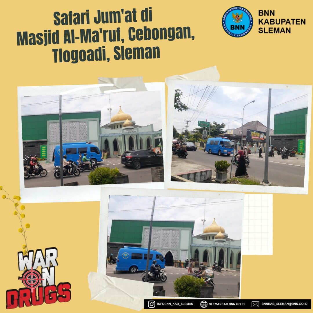 Safari Jumat Sekaligus Kampanye War On Drugs Safari Jumat Sekaligus Kampanye War On Drugs
