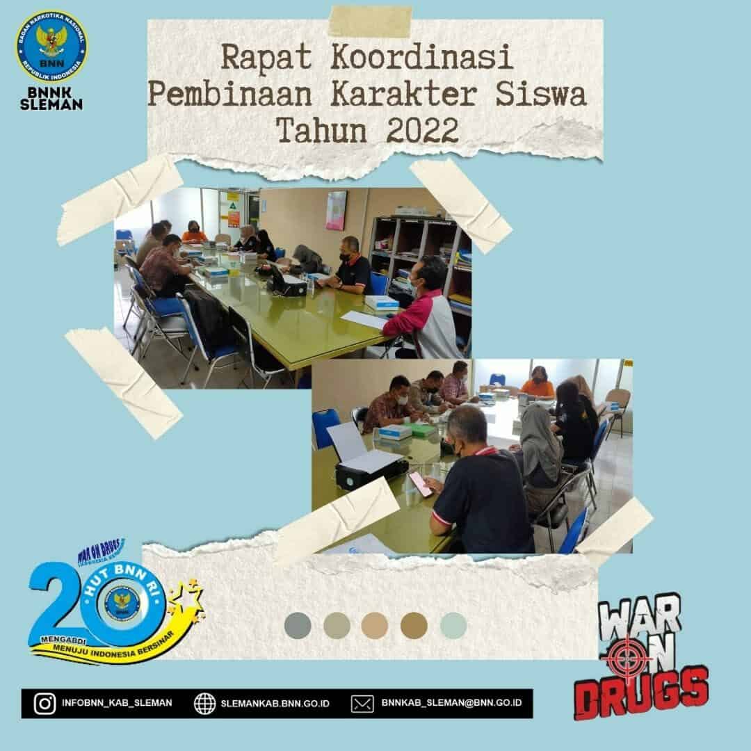 Rapat Koordinasi Pembinaan Karakter Siswa Tahun 2022 Rapat Koordinasi Pembinaan Karakter Siswa Tahun 2022