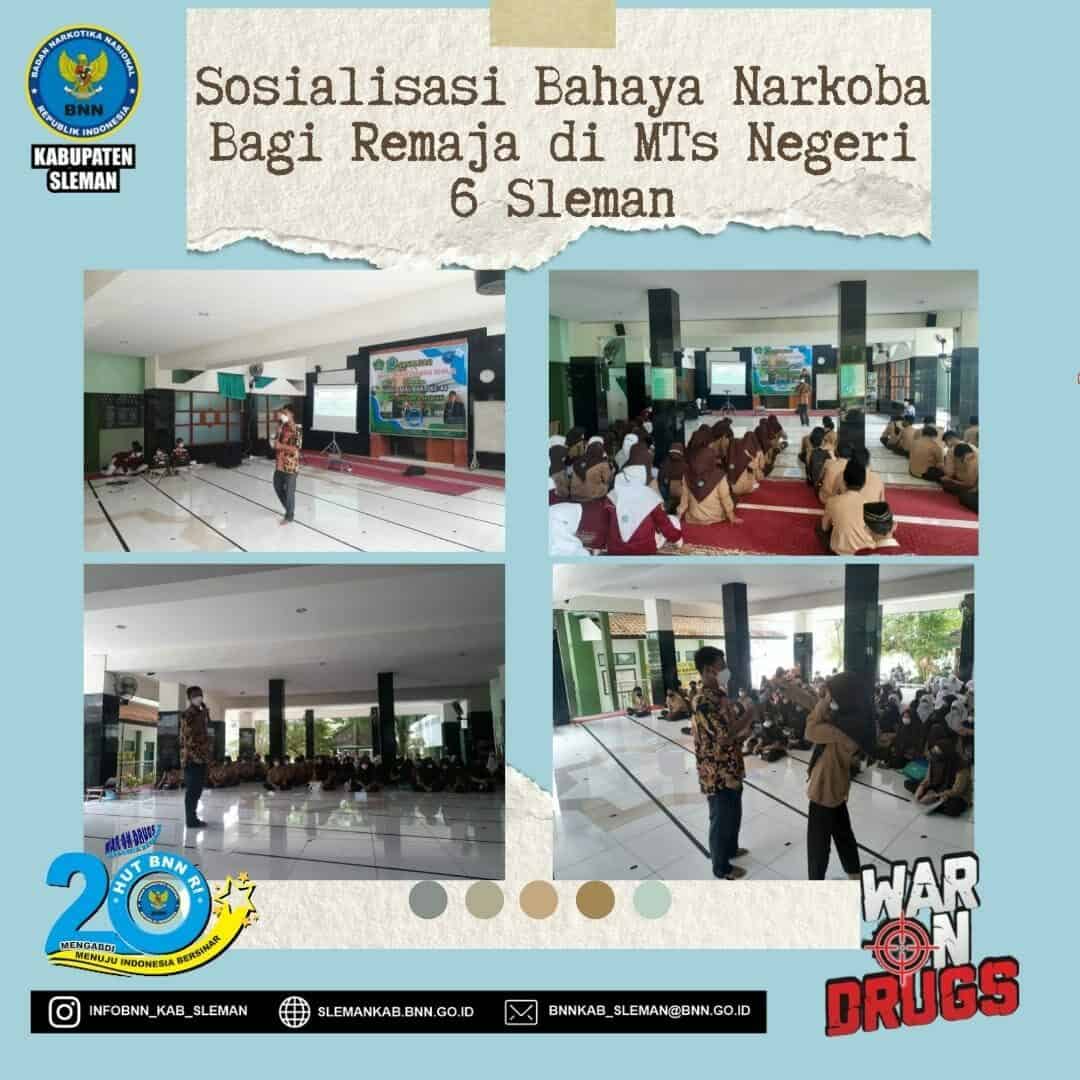MTs Negeri 6 Sleman Berkomitmen Untuk Bersih dari Penyalahgunaan Narkoba MTs Negeri 6 Sleman Berkomitmen Untuk Bersih dari Penyalahgunaan Narkoba