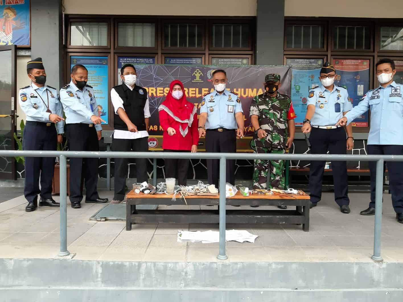 Lapas Narkotika Yogyakarta dan Lapas Sleman Kembali Lakukan Geledah Kamar Hunian WBP