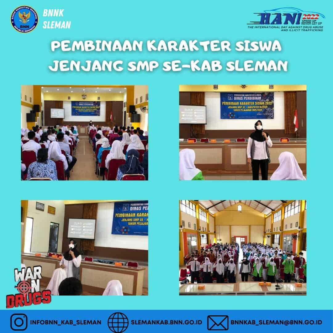 Pembinaan Karakter Siswa Tahun 2022 Jenjang SMP se Kabupaten Sleman Pembinaan Karakter Siswa Tahun 2022 Jenjang SMP se Kabupaten Sleman