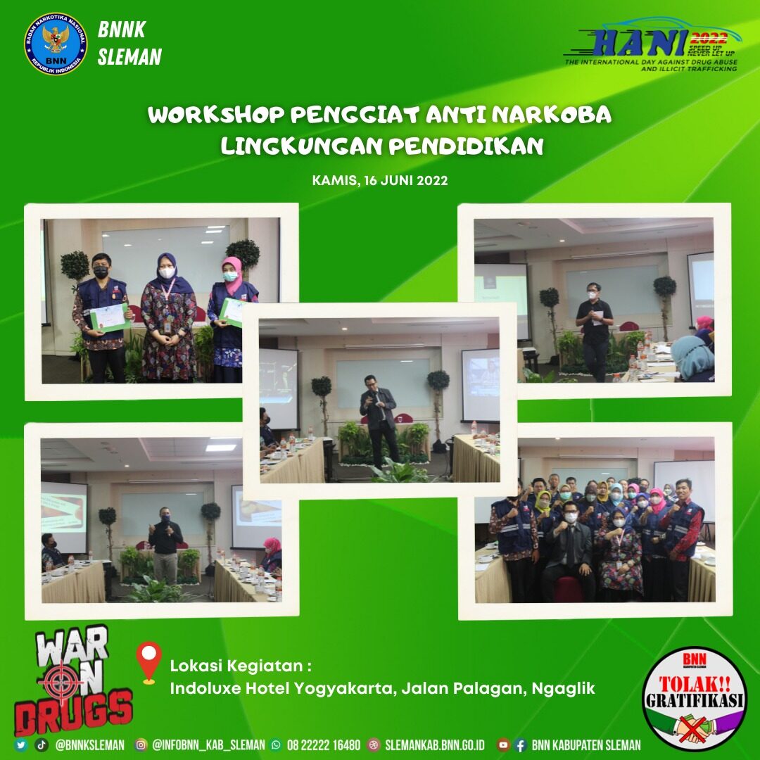 Workshop Penggiat Anti Narkoba Lingkungan Masyarakat Workshop Penggiat Anti Narkoba Lingkungan Masyarakat