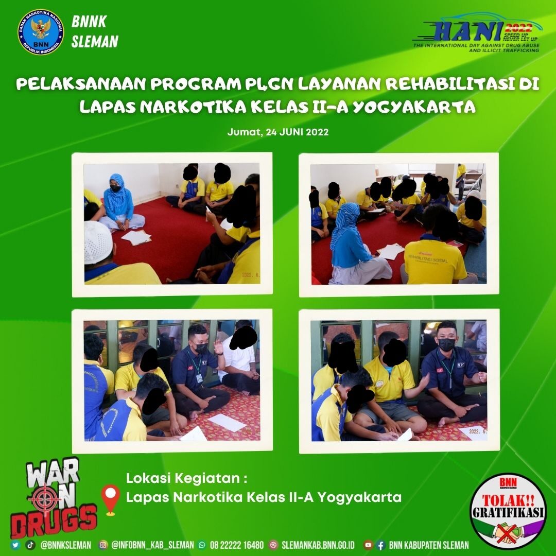 Layanan Rehabilitasi di Lapas Narkotika II-A Yogyakarta Layanan Rehabilitasi di Lapas Narkotika II-A