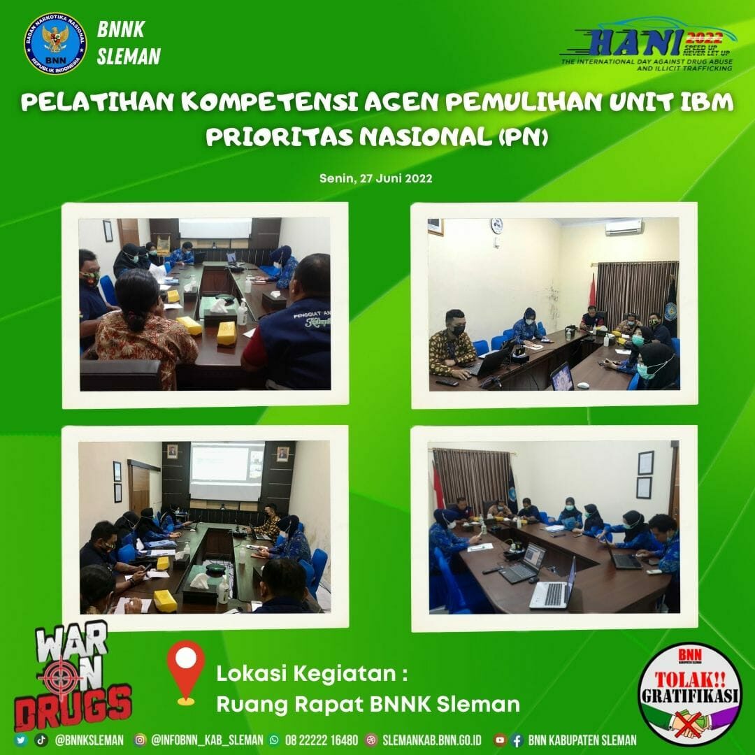Pelatihan Kompetensi Agen Pemulihan Unit IBM Prioritas Nasional Pelatihan Kompetensi Agen Pemulihan Unit IBM Prioritas Nasional (PN)