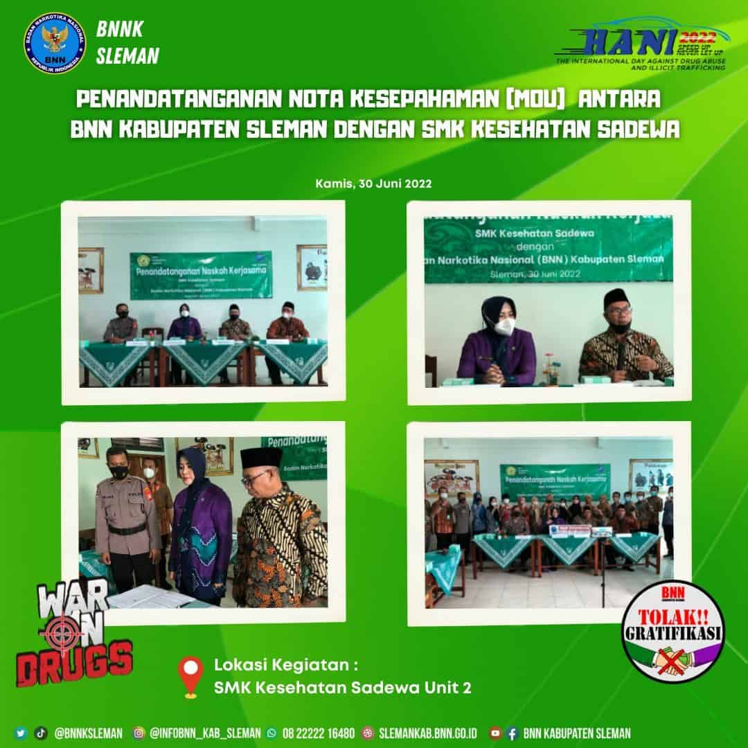 Melalui Nota Kesepahaman Tentang P4GN, SMK Kesehatan Sadewa Siap Wujudkan Lingkungan Sekolah Bersih Narkoba Melalui Nota Kesepahaman Tentang P4GN, SMK Kesehatan Sadewa Siap Wujudkan Lingkungan Sekolah Bersih Narkoba