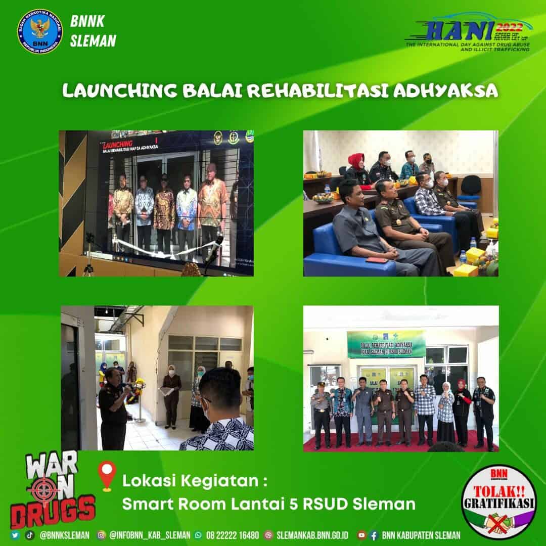 Launching Balai Rehabilitasi Adhyaksa DI RSUD Sleman Launching Balai Rehabilitasi Adhyaksa