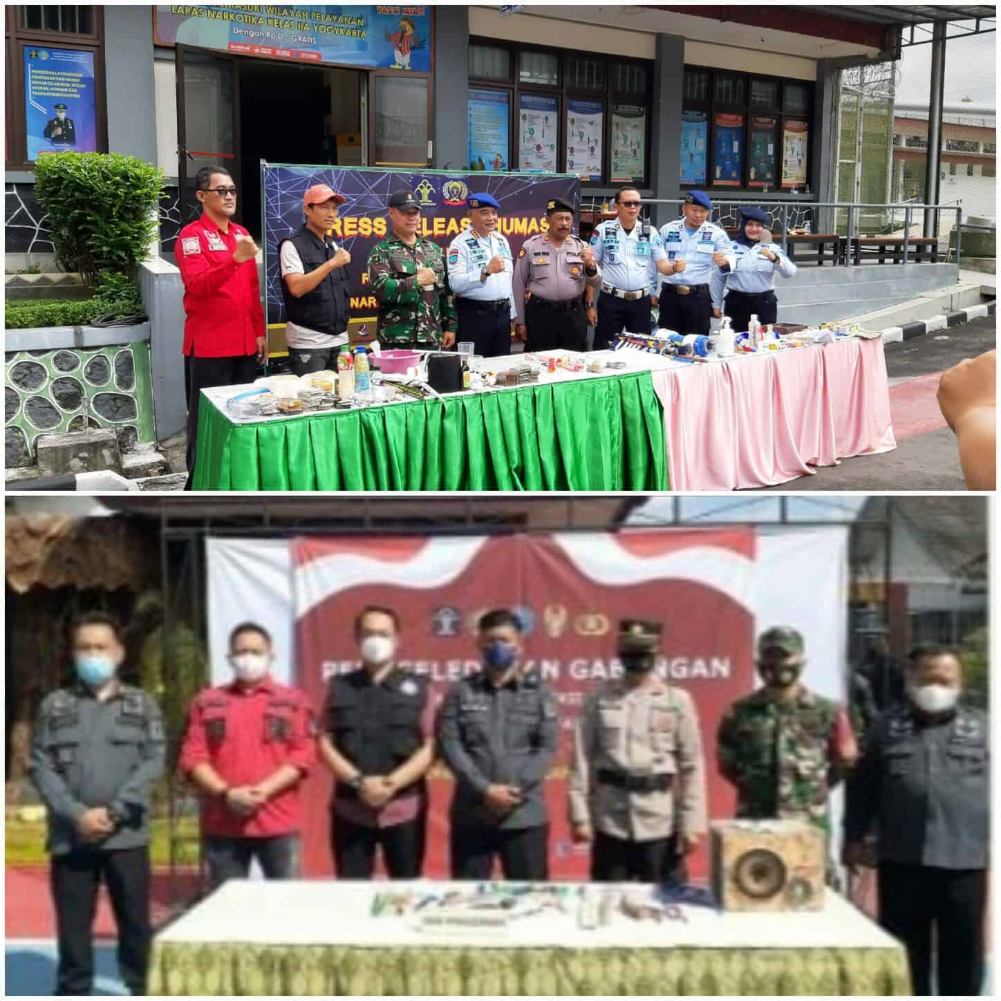 Menjelang Hari Raya Idul Fitri, Lapas IIB Sleman dan Lapas Narkotika IIA Yogyakarta Adakan Penggeledahan Kamar Hunian WBP