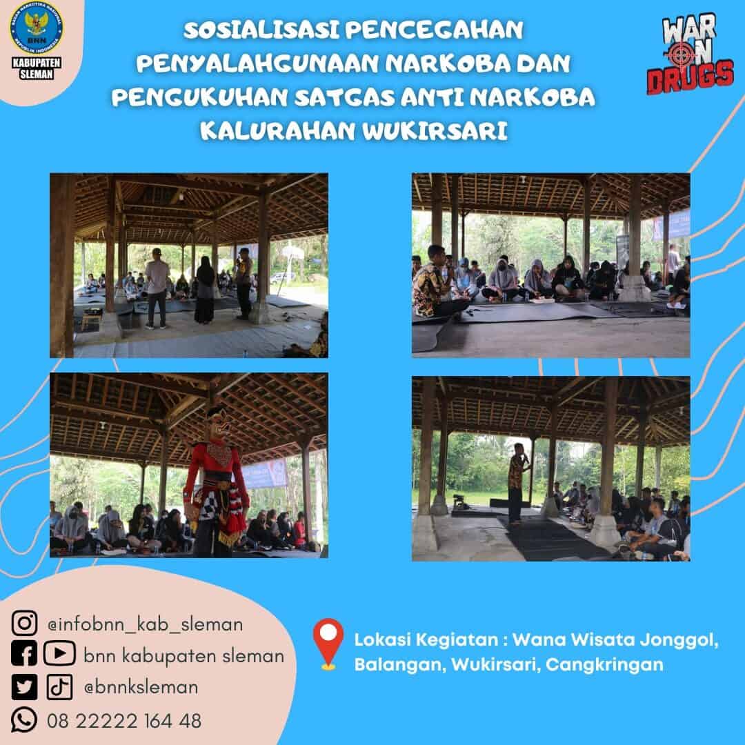 Sosialisasi P4GN dan Pengukuhan Satgas Anti Narkoba Kalurahan Wukirsari Sosialisasi P4GN dan Pengukuhan Satgas Anti Narkoba Kalurahan Wukirsari