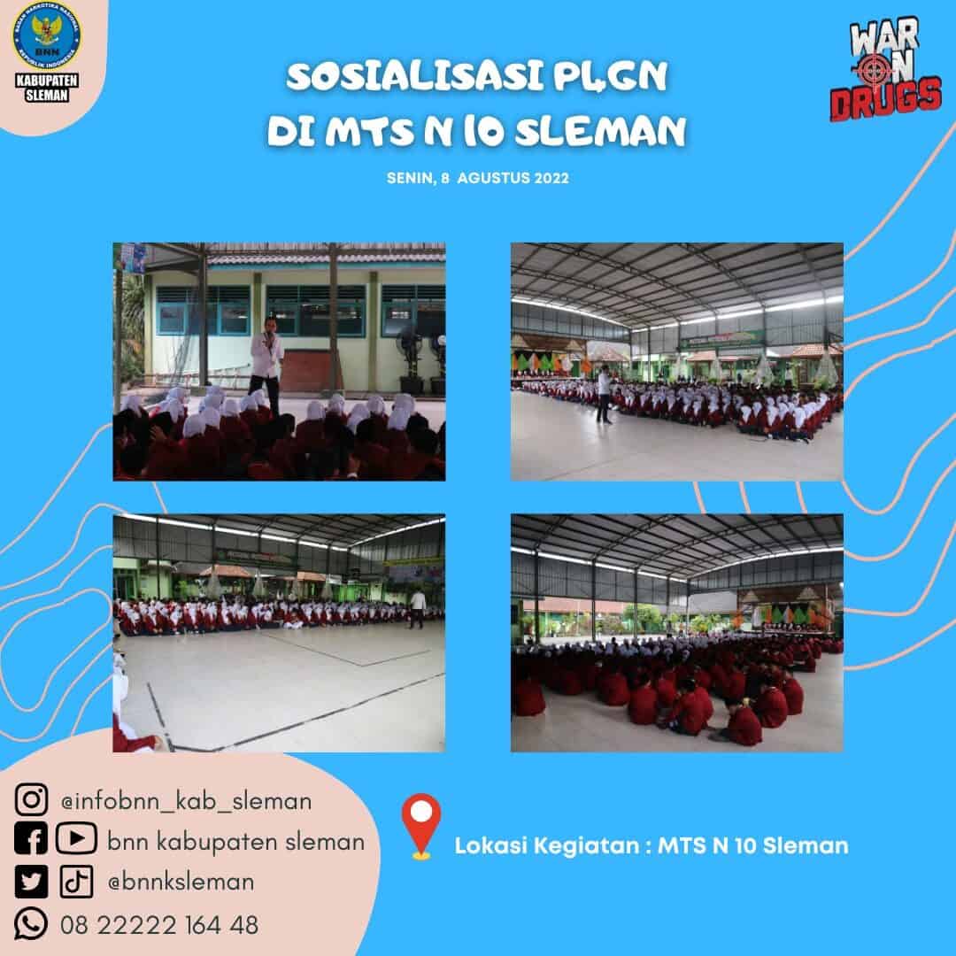 Pelajar MTs N 10 Sleman Berkomitmen Menjauhi Narkoba Pelajar MTs N 10 Sleman Berkomitmen Menjauhi Narkoba