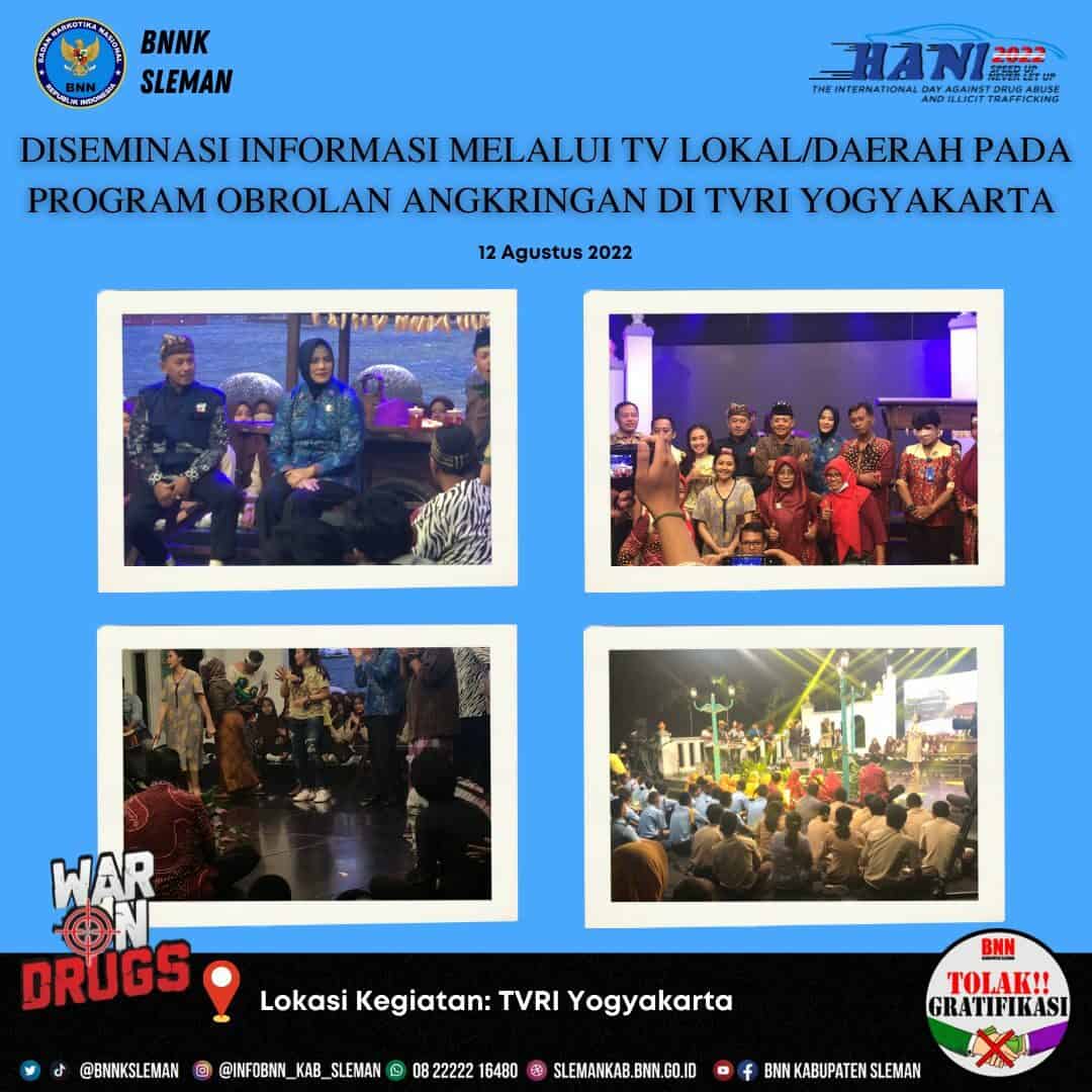 Diseminasi Informasi Melalui Obrolan Angkring TVRI Jogja Diseminasi Informasi Melalui Obrolan Angkringan TVRI Jogja
