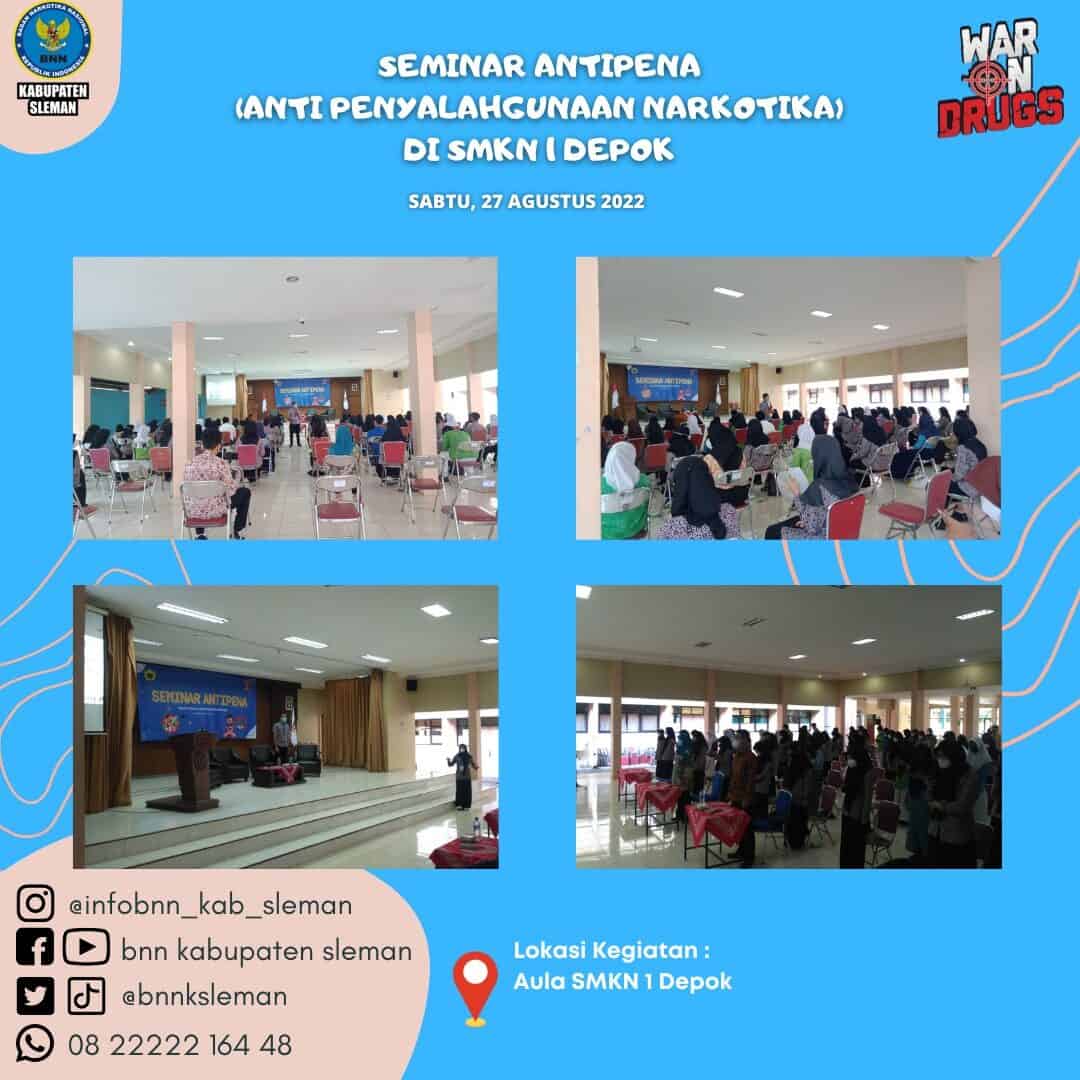 Seminar Anti Penyalahgunaan Narkotika di SMKN 1 Depok Seminar Anti Penyalahgunaan Narkotika di SMKN 1 Depok