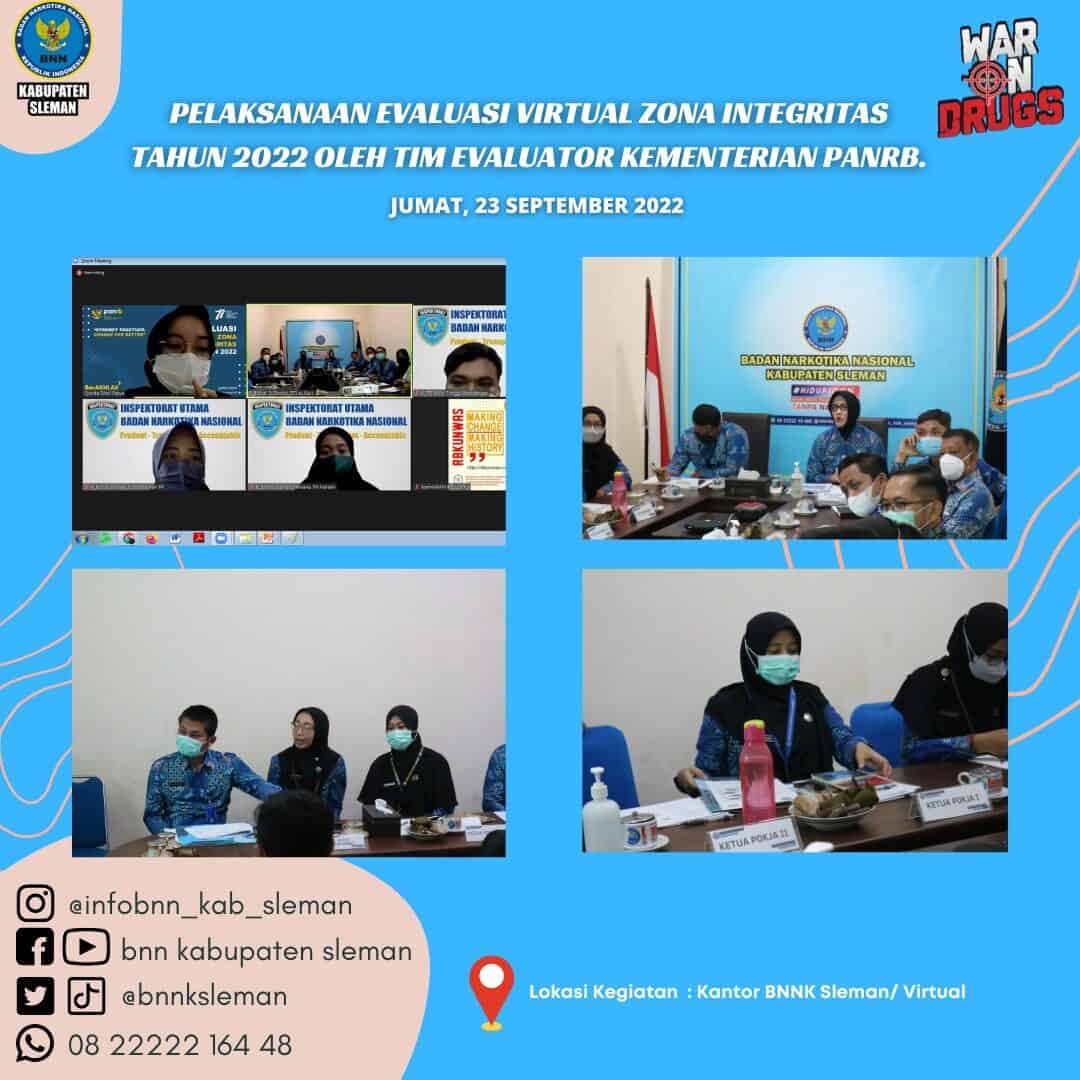 Evaluasi Pembangunan Zona Integritas Oleh Tim Evaluasi Kemenpan RB Evaluasi Pembangunan Zona Integritas Oleh Tim Evaluasi Kemenpan RB