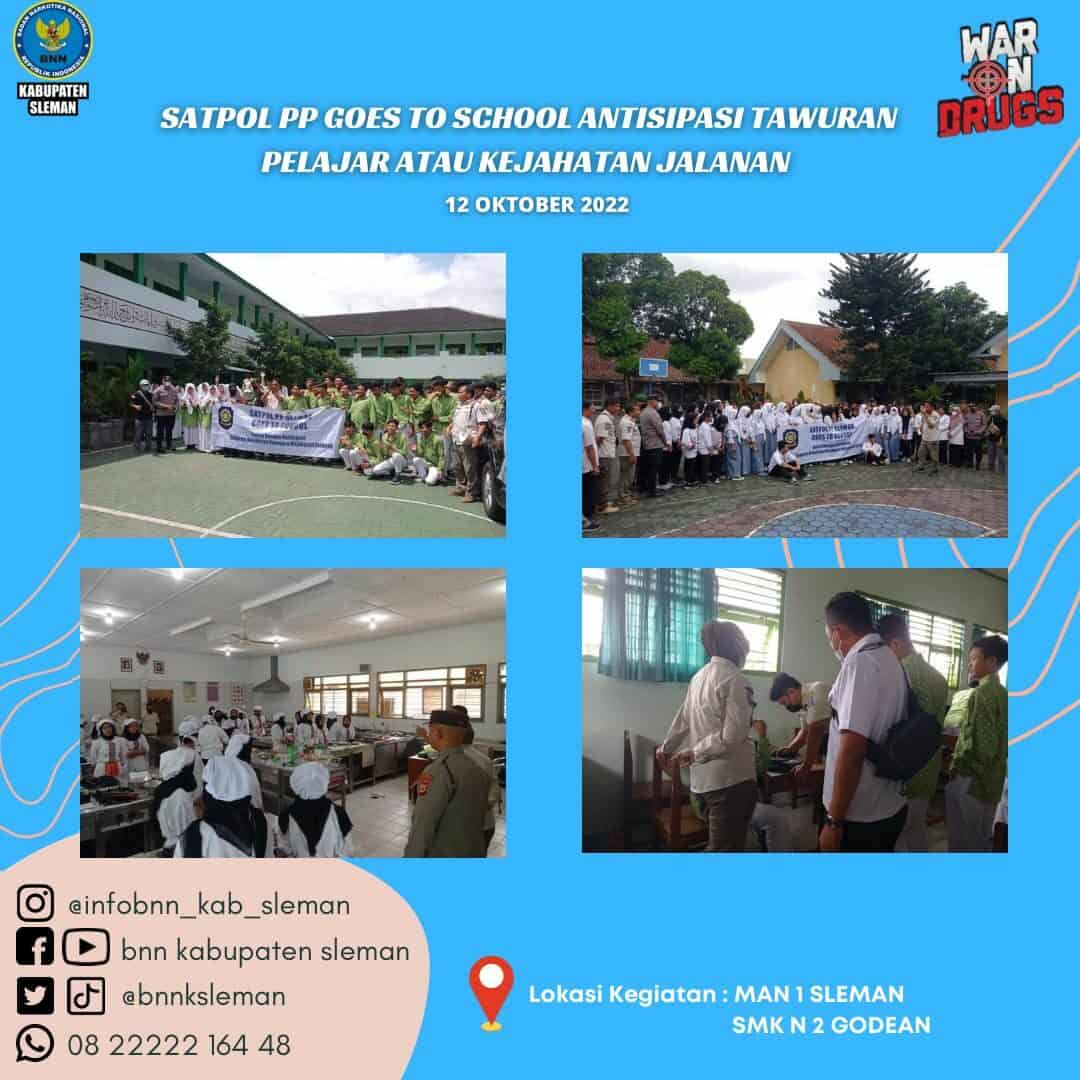 Satpol-PP Kabupaten Sleman Ajak Pelajar Untuk Terus Mencetak Prestasi