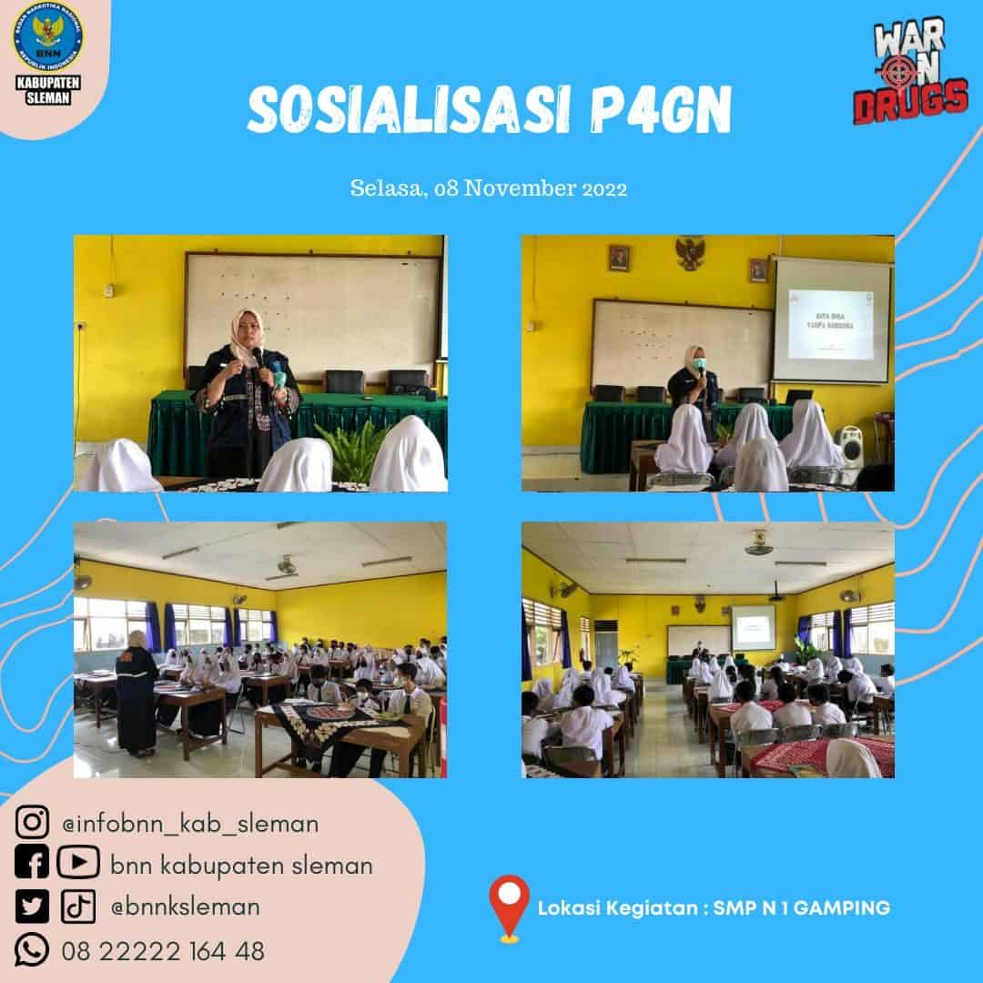 Semangat War On Drugs di SMP Negeri 1 Gamping Semangat War On Drugs di SMP Negeri 1 Gamping