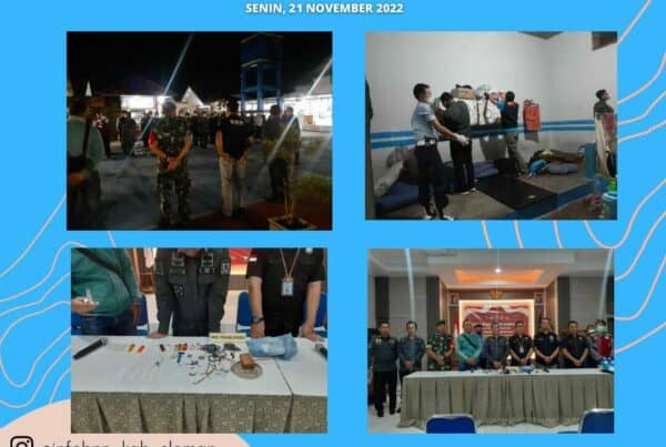 Geledah Kamar WBP Lapas II-B Sleman, Petugas Gabungan Tidak Temukan Barang Jenis Narkotika