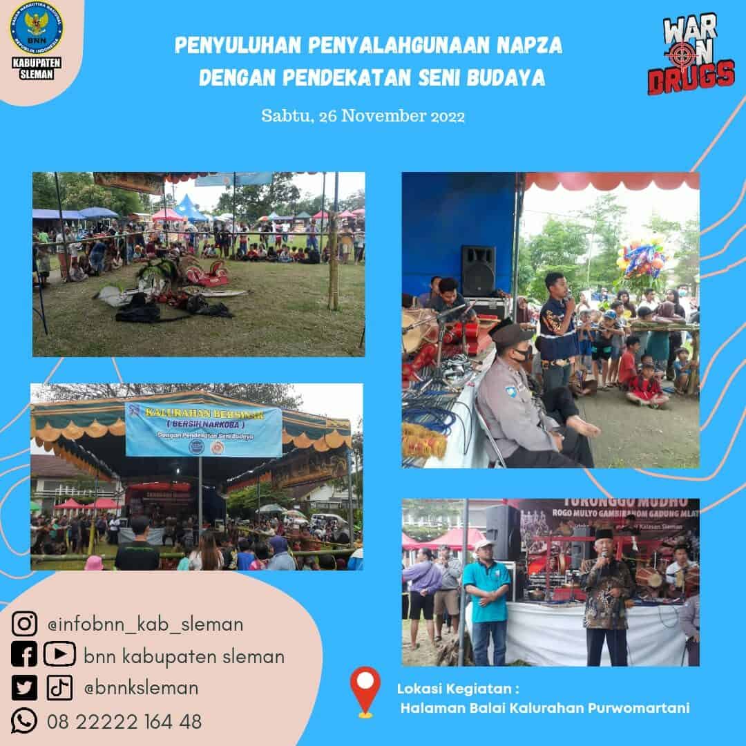 Penyuluhan Penyalahgunaan Napza Melalui Pendekatan Seni Budaya Penyuluhan Penyalahgunaan Napza Melalui Pendekatan Seni Budaya