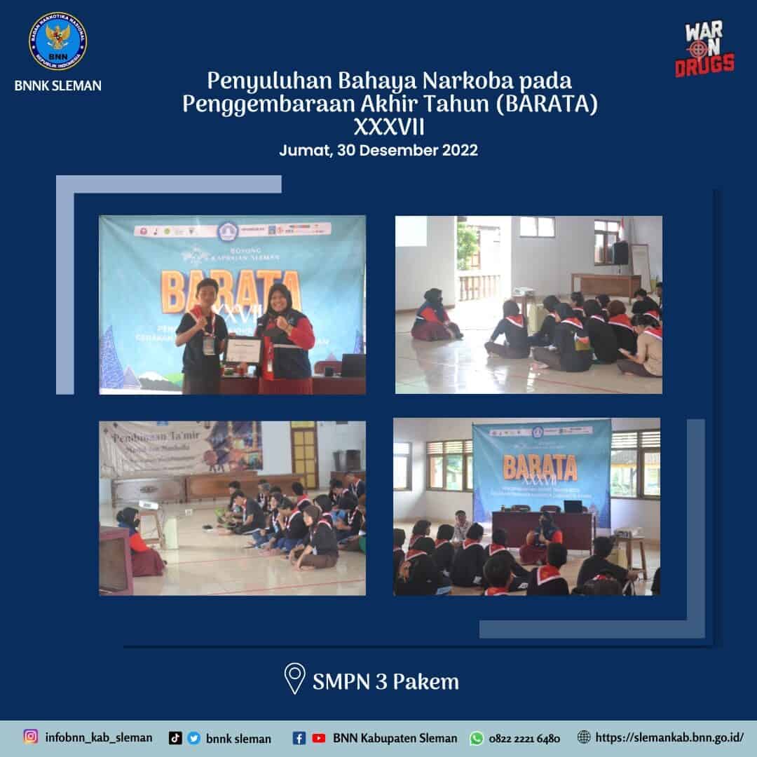 Sosialisasi P4GN Pada Kegiatan Pengembaraan Akhir Tahun ke XXXVII Dewan Kerja Cabang Pramuka Sleman