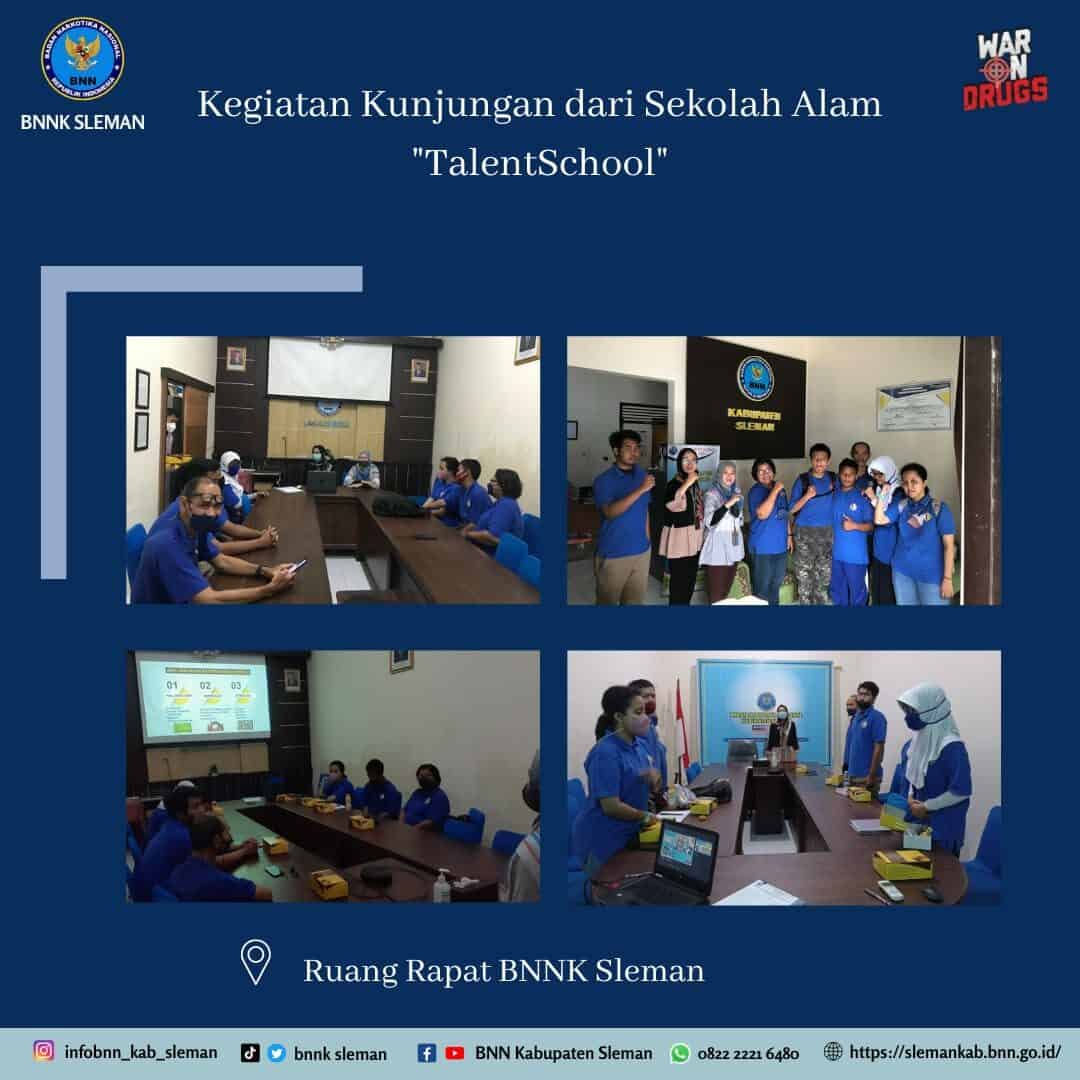 Kunjungan Sekolah Alam "TalentSchool" di BNNK Sleman Kunjungan Sekolah Alam “TalentSchool” di BNNK Sleman