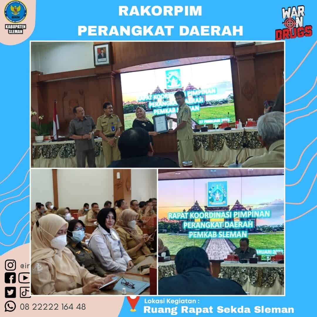Kepala BNNK Sleman Hadiri RAKORPIM Perangkat Daerah Kabupaten Sleman Kepala BNNK Sleman Hadiri RAKORPIM Perangkat Daerah Kabupaten Sleman