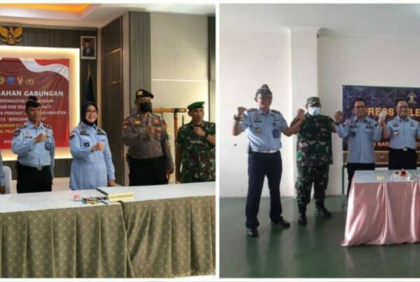Menjelang Idul Fitri, Lapas Narkotika Yogyakarta dan Lapas Sleman Lakukan Razia Kamar Hunian WBP