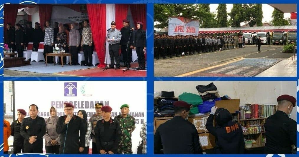 Apel Siaga dan Razia Kamar Hunian Lapas II-B Sleman