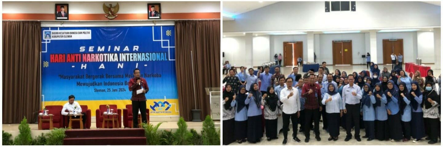 Seminar Hari Anti Narkotika Internasional (HANI) Tahun 2024 di Kabupaten Sleman Seminar Hari Anti Narkotika Internasional (HANI) Tahun 2024