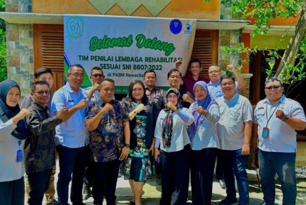 Penilaian Lembaga Rehabilitasi PABM Nawacita Tentang Layanan Napza Sesuai SNI 8807:2022