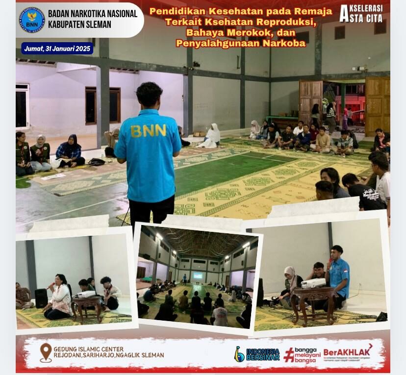 BNN Sleman dan Mahasiswa STIKES Guna Bangsa Gencarkan Sosialisasi Anti-Narkoba BNN Sleman dan Mahasiswa STIKES Guna Bangsa Gencarkan Sosialisasi Anti-Narkoba