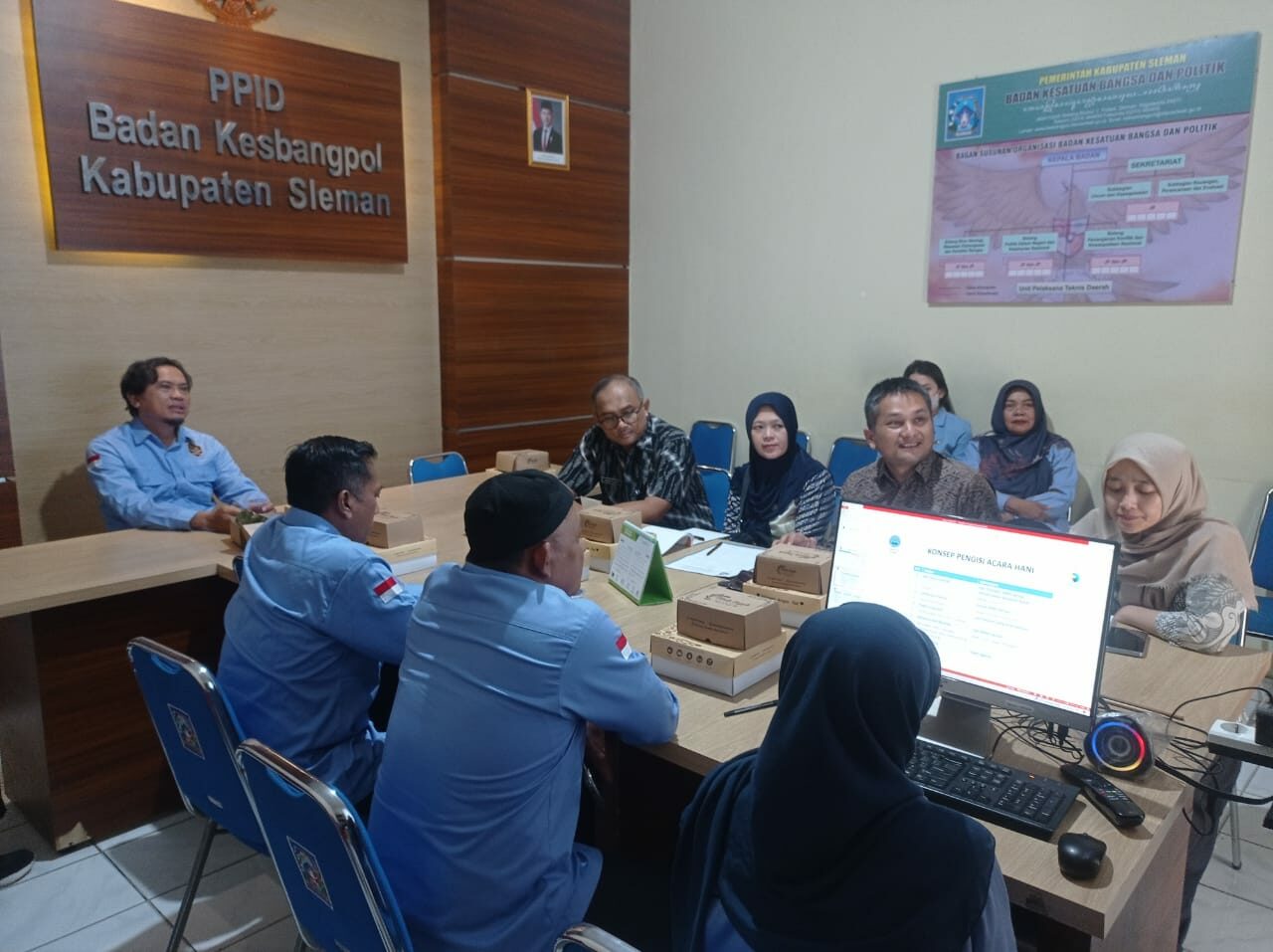 Badan Kesbangpol Kabupaten Sleman dan BNNK Sleman Matangkan Persiapan Peringatan HANI 2025