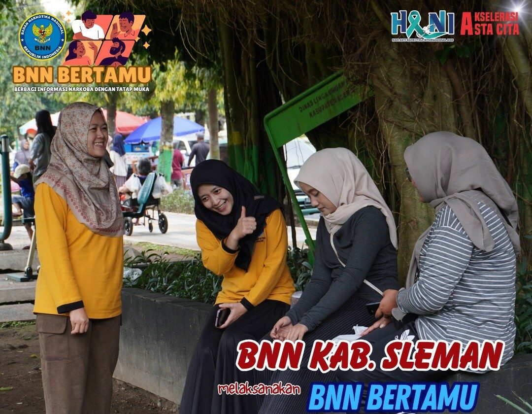 BNNK Sleman Hadirkan Inovasi Baru "BERTAMU" untuk sebarkan Informasi P4GN BNNK Sleman Hadirkan Inovasi Baru “BERTAMU” untuk Sebarkan Informasi P4GN